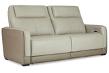 Battleville Almond Power Reclining Sofa