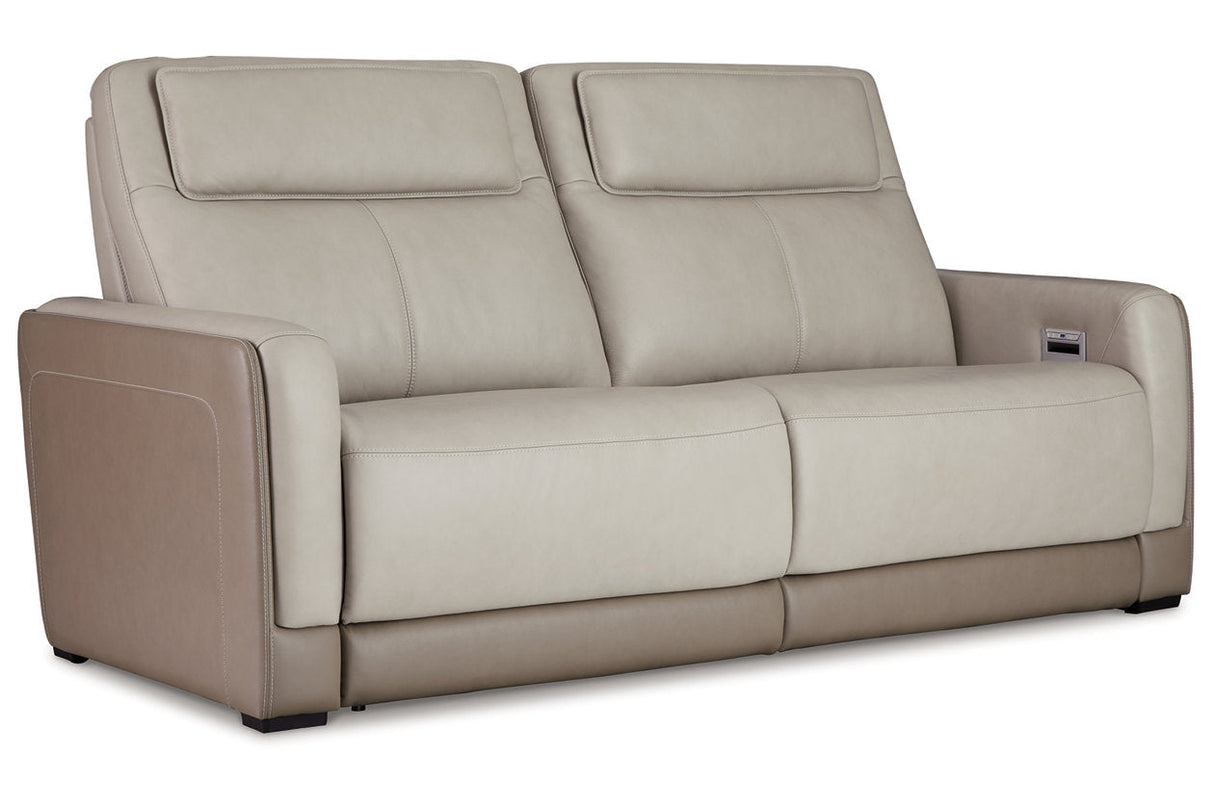 Battleville Almond Power Reclining Sofa, Loveseat and Recliner