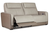 Battleville Almond Power Reclining Sofa, Loveseat and Recliner