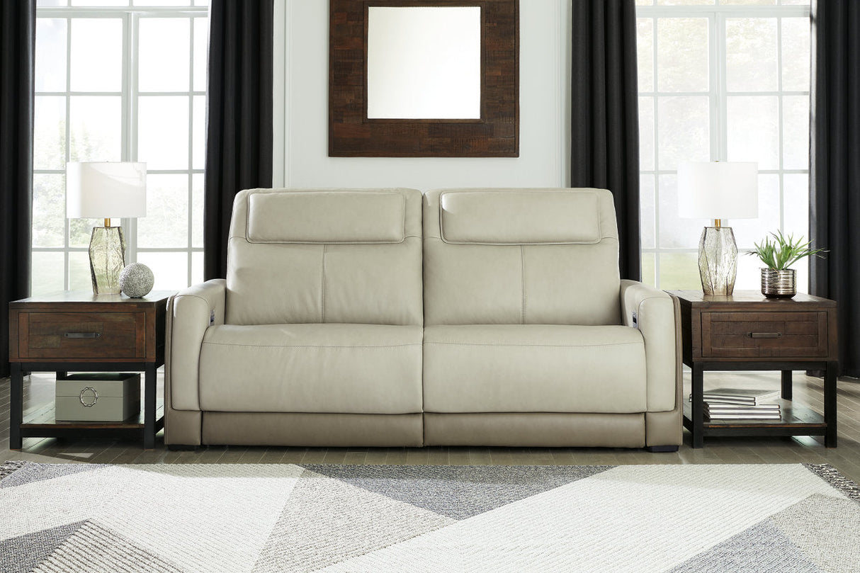 Battleville Almond Power Reclining Sofa