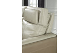 Battleville Almond Power Reclining Loveseat