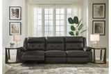 Mackie Pike Storm 3-Piece Power Reclining Sectional Sofa