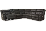 Mackie Pike Storm 6-Piece Power Reclining Sectional