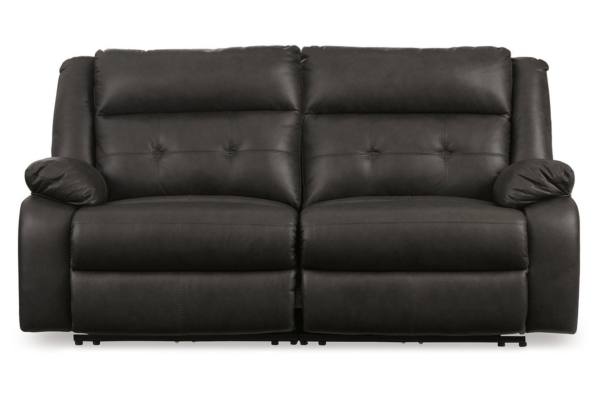 Mackie Pike Storm 2-Piece Power Reclining Sectional Loveseat