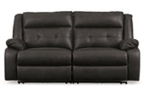 Mackie Pike Storm 2-Piece Power Reclining Sectional Loveseat