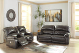 Hallstrung Gray Power Reclining Living Room Set