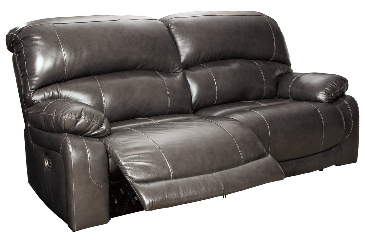 Hallstrung Gray Power Reclining Sofa