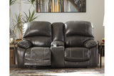 Hallstrung Gray Power Reclining Living Room Set