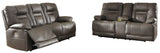 Wurstrow Smoke Power Reclining Living Room Set