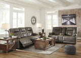 Wurstrow Smoke Power Reclining Living Room Set