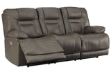 Wurstrow Smoke Power Reclining Sofa