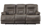 Wurstrow Smoke Power Reclining Sofa and Loveseat