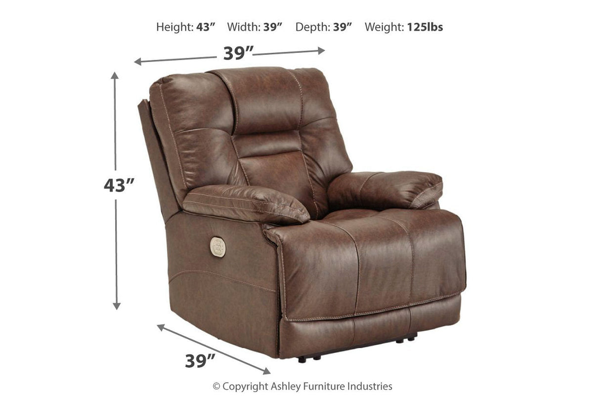 Wurstrow Umber Power Recliner