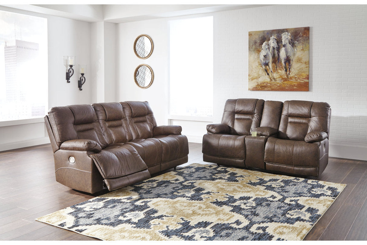 Wurstrow Umber Power Reclining Sofa