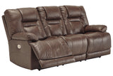 Wurstrow Umber Power Reclining Sofa