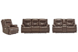 Wurstrow  Power Reclining Sofa, Loveseat and Recliner