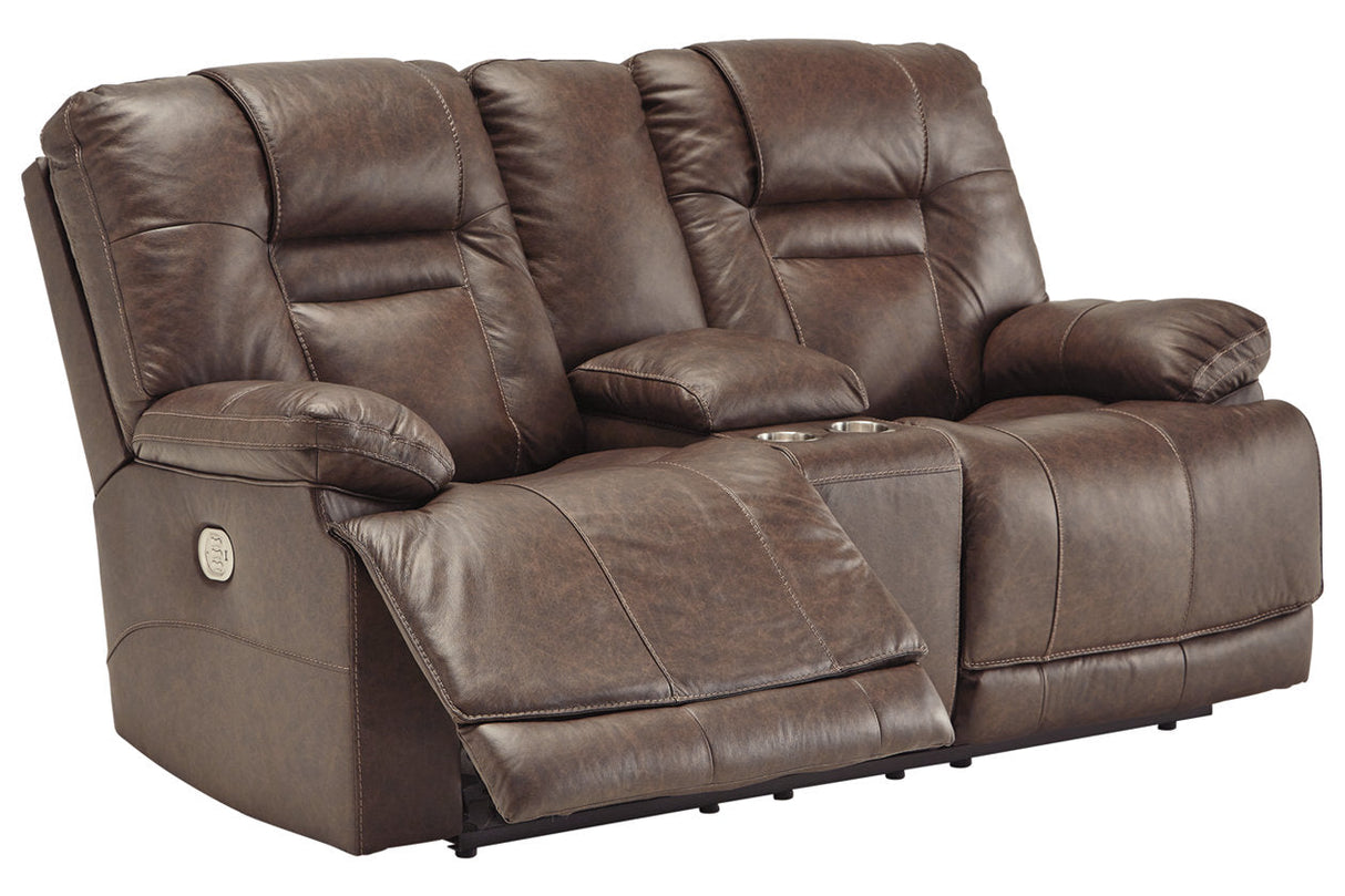 Wurstrow Umber Power Reclining Loveseat