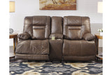 Wurstrow Umber Power Reclining Loveseat