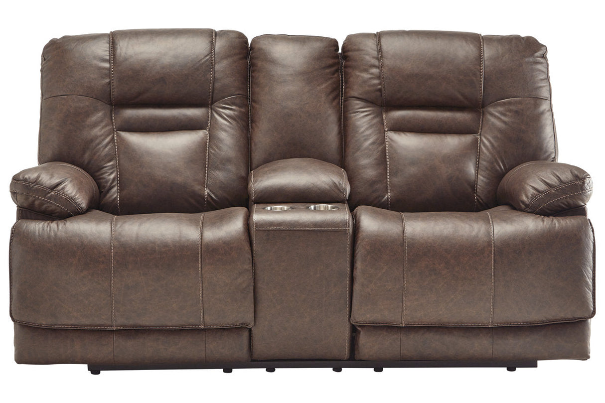 Wurstrow Umber Power Reclining Loveseat