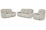 Mindanao  Power Reclining Sofa, Loveseat and Recliner