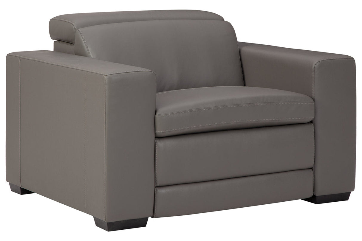 Texline Gray Power Recliner