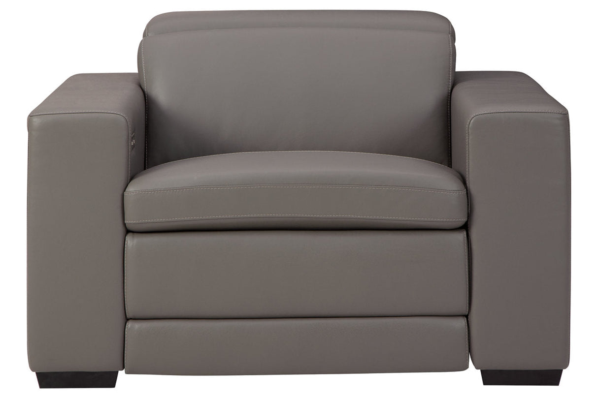 Texline Gray Power Recliner