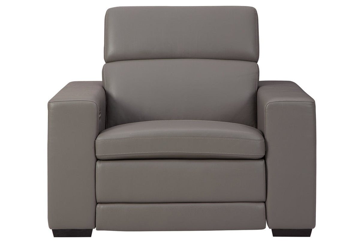 Texline Gray Power Recliner