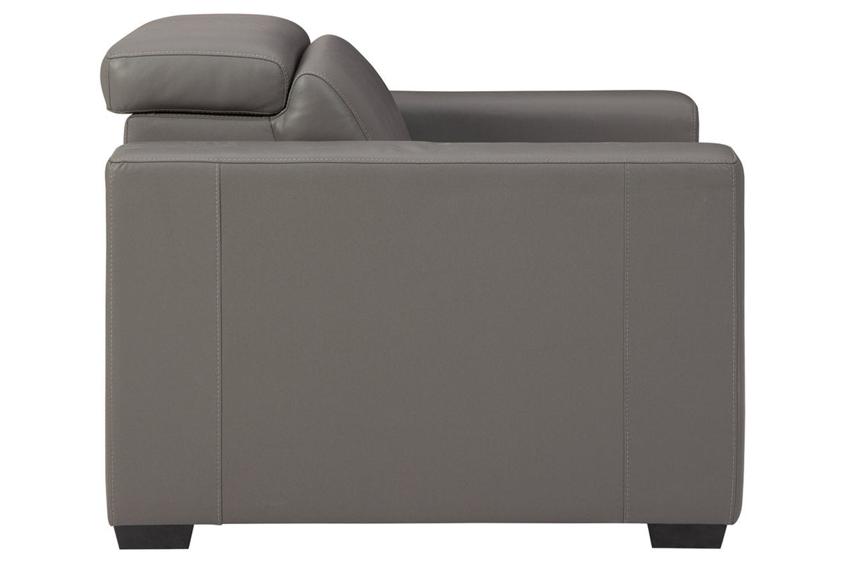 Texline Gray Power Recliner