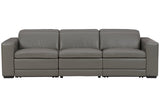 Texline Gray 4-Piece Power Reclining Sofa