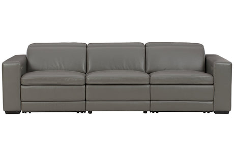 Texline Gray 4-Piece Power Reclining Sofa