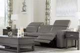 Texline Gray 4-Piece Power Reclining Sofa