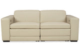 Texline Sand 3-Piece Power Reclining Sectional Loveseat