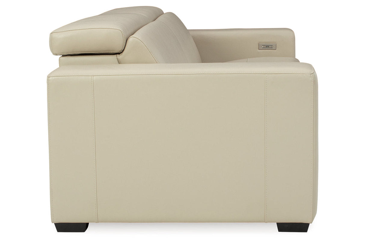 Texline Sand 3-Piece Power Reclining Sectional Loveseat