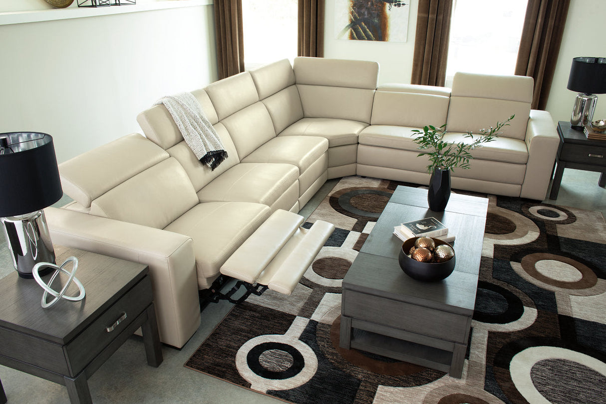 Texline Sand 6-Piece Power Reclining Sectional