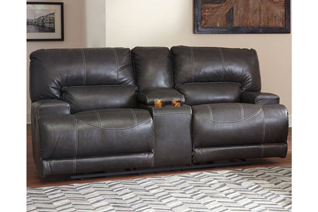 McCaskill Gray Power Reclining Sofa