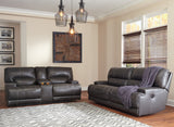 Leesworth Dark Power Reclining Living Room Set