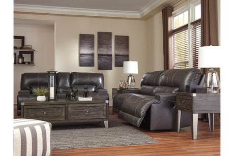 McCaskill Gray Reclining Sofa