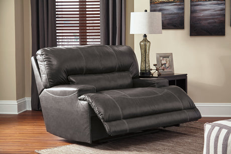 McCaskill Gray Oversized Recliner