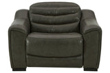 Center Line Dark Gray Power Recliner