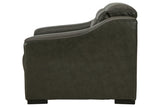 Center Line Dark Gray Power Recliner