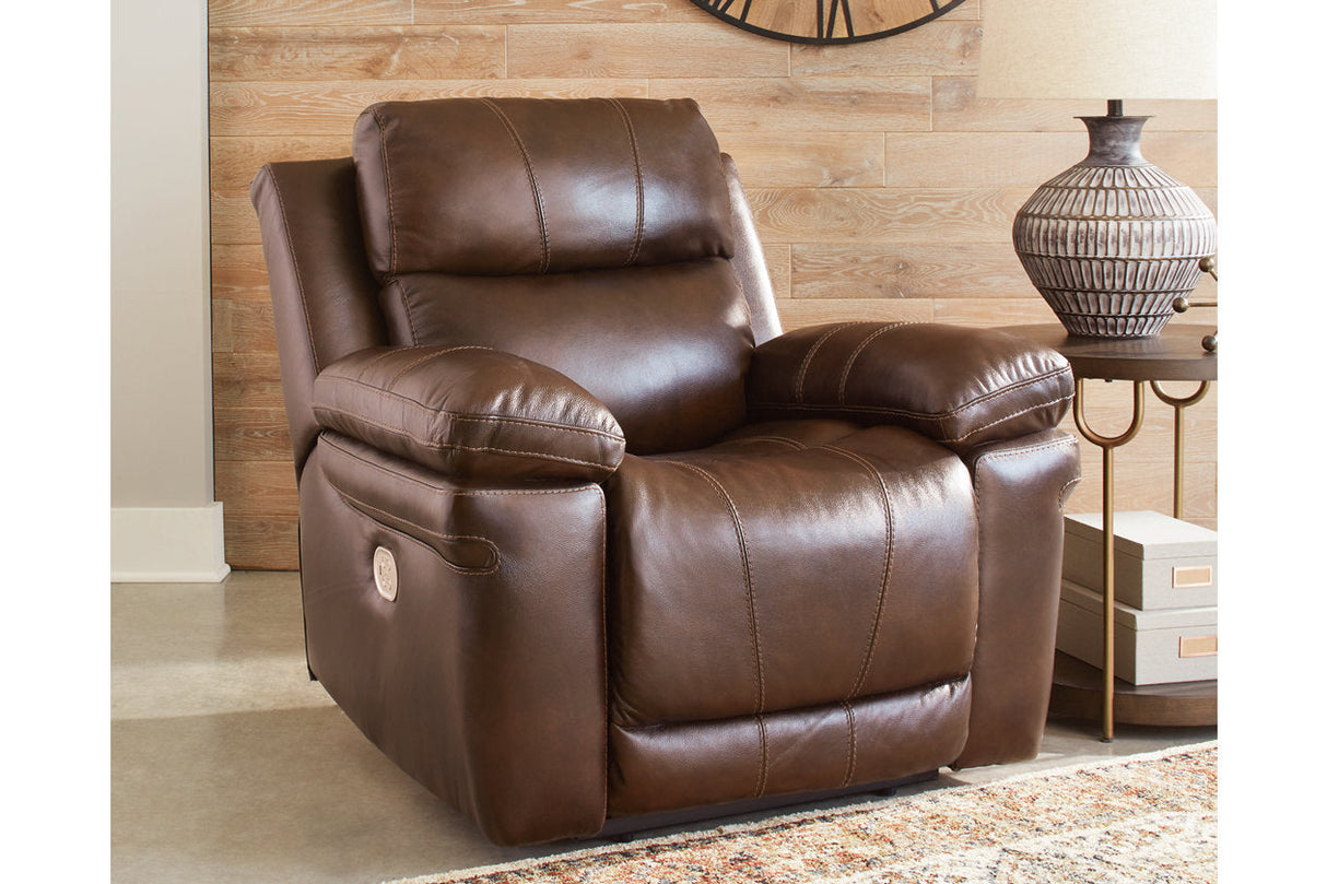 Edmar Chocolate Power Recliner