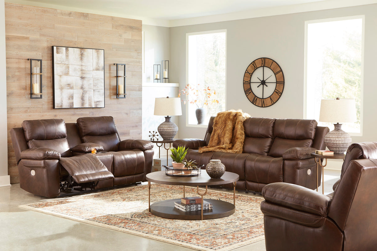 Edmar Chocolate Power Reclining Living Room Set