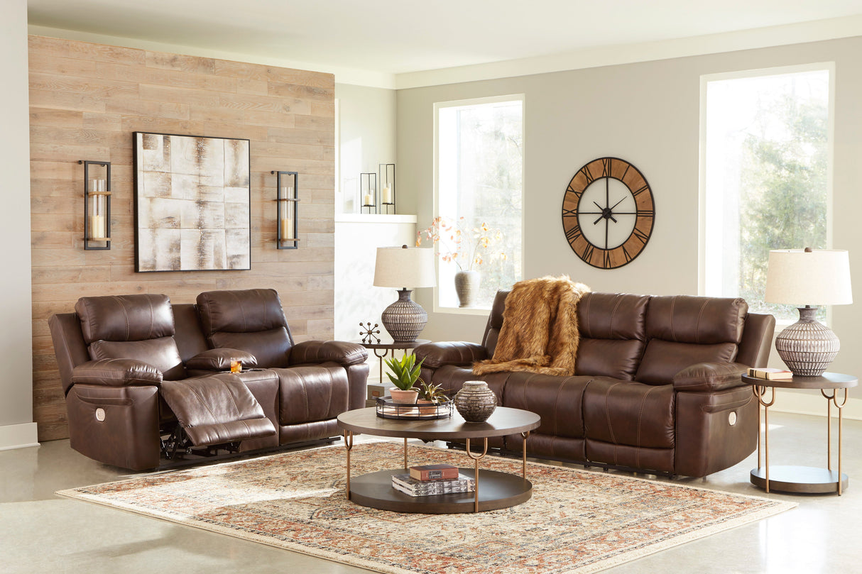 Edmar Chocolate Power Reclining Living Room Set