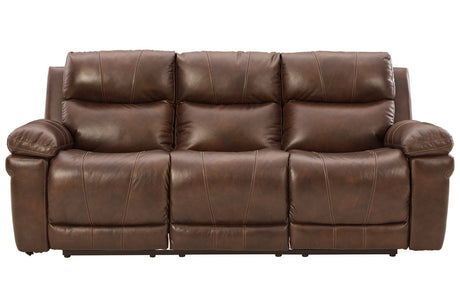 Edmar Chocolate Power Reclining Sofa