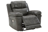 Edmar Charcoal Power Recliner