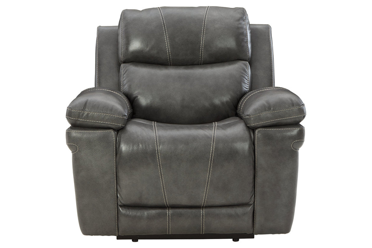 Edmar Charcoal Power Recliner