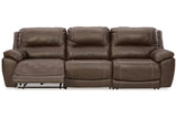 Dunleith Chocolate 3-Piece Power Reclining Sofa