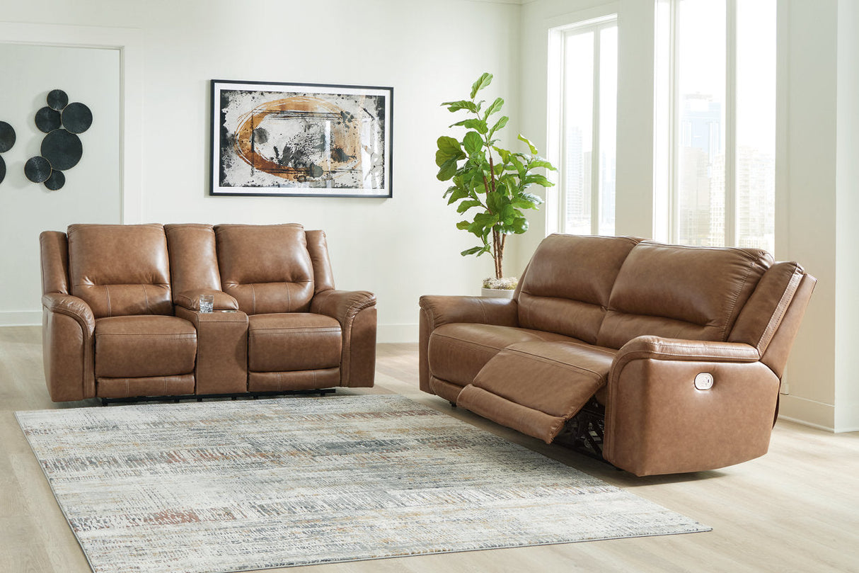 Trasimeno Caramel Power Reclining Living Room Set