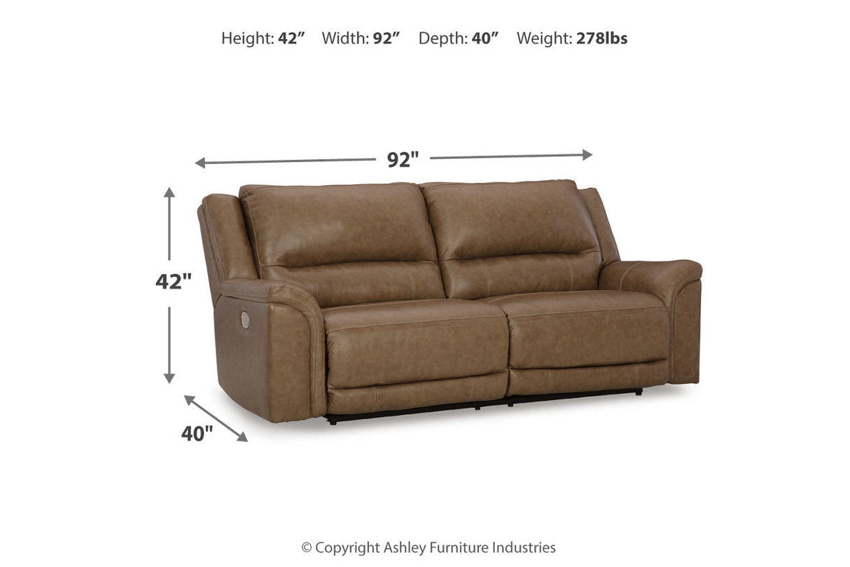 Trasimeno Caramel Power Reclining Living Room Set