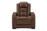 The Man-Den Mahogany Power Recliner